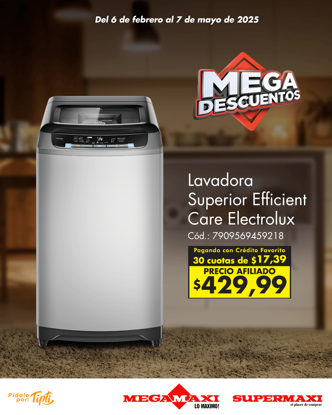 Lavadora mega descuentos