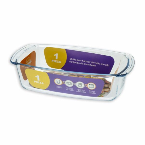 Refractario Loaf Pan DELIGHT KING 1,5 Litros - Imagen 2