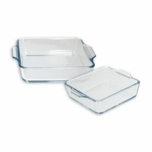 Set De Refractarios Cuadrados DELIGHT KING 2 Piezas