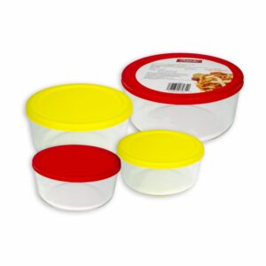 Set Reposteros Redondos Con Tapa DELIGHT KING 8 Piezas
