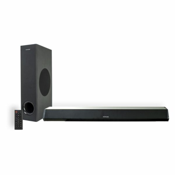 Barra De Sonido Con Subwoofer HD AUDIO Negro - Imagen 3