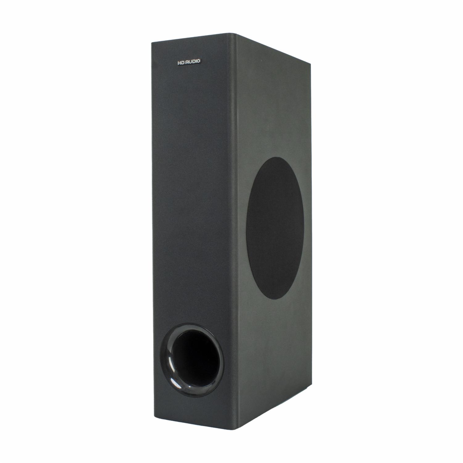 Barra De Sonido Con Subwoofer HD AUDIO Negro - Imagen 3
