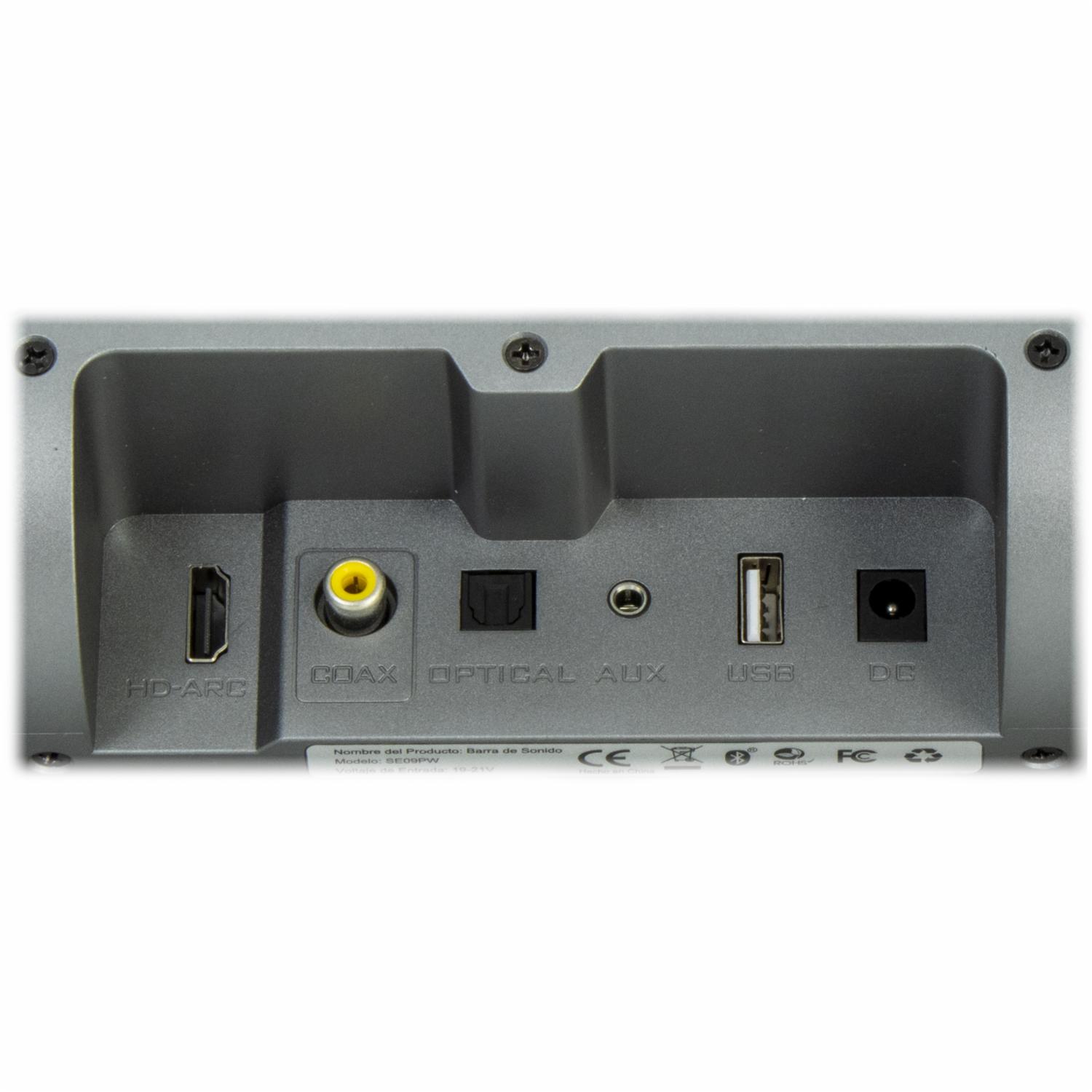 Barra De Sonido 2.1 Canales SE09PW HD AUDIO Negro - Imagen 5