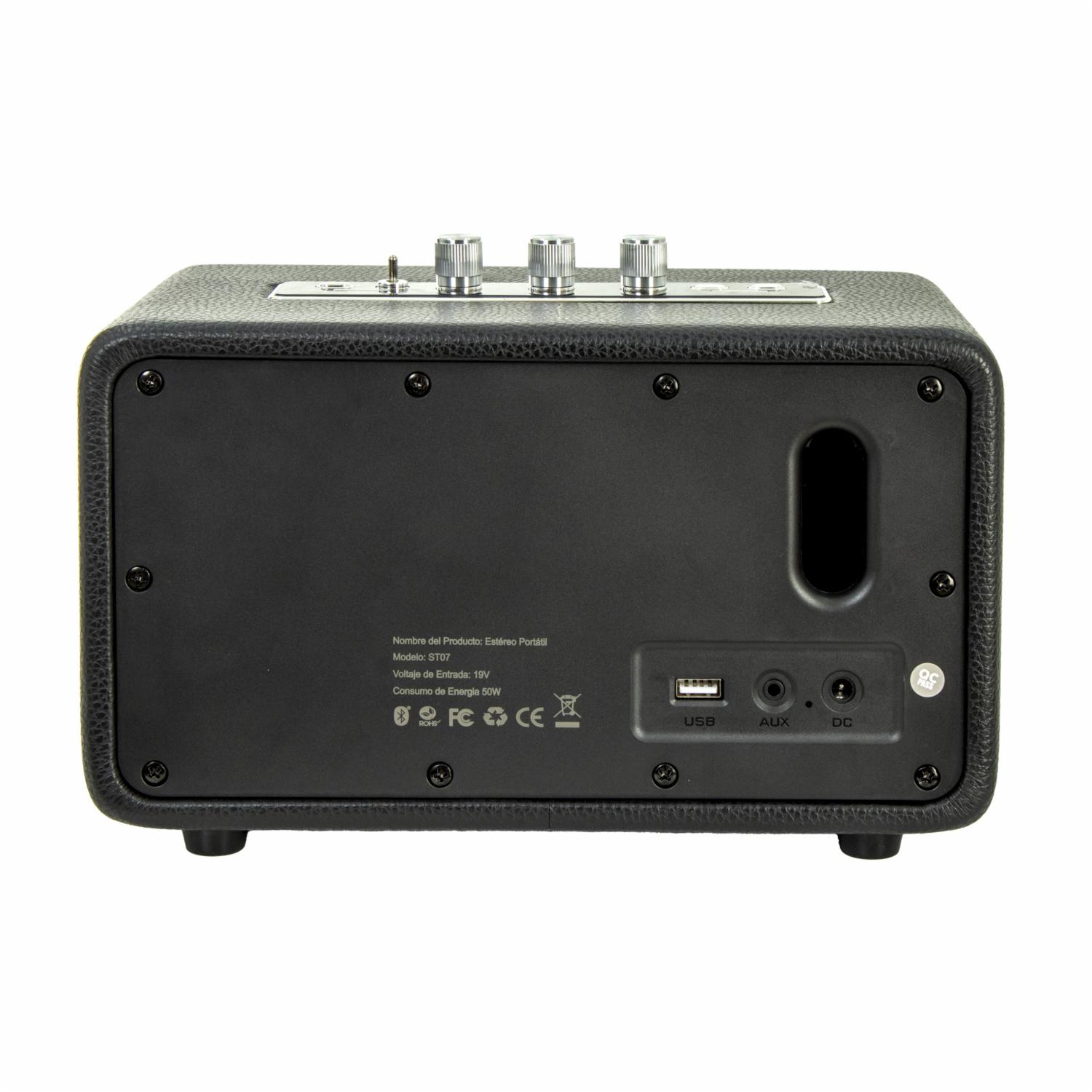 Parlante Portátil ST07 HD AUDIO Negro - Imagen 3