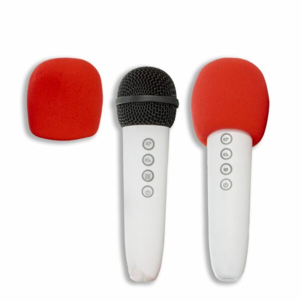 Parlante Karaoke SK01 HD AUDIO Blanco - Imagen 3