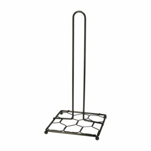 Porta papel Toalla Línea Brillant Color Negro FREE HOME 1 Pieza