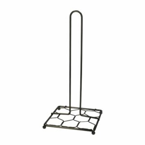 Porta papel Toalla Línea Brillant Color Negro FREE HOME 1 Pieza