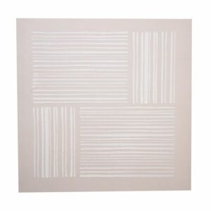 Cuadro Decorativo Diseño Canvas Beige FREE HOME 80X80 CM