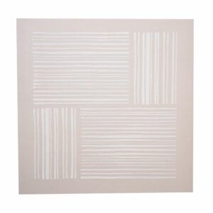 Cuadro Decorativo Diseño Canvas Beige FREE HOME 80X80 CM