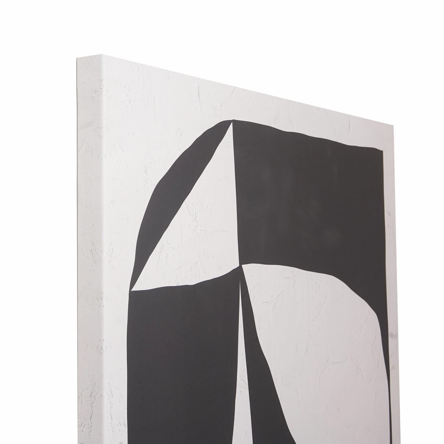 Cuadro Decorativo Diseño Figuras Negras FREE HOME 60X90 CM - Imagen 2