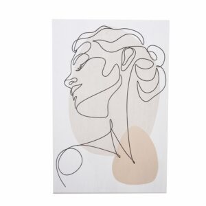 Cuadro Decorativo Diseño Dama Durmiente 3D FREE HOME 60X90 CM