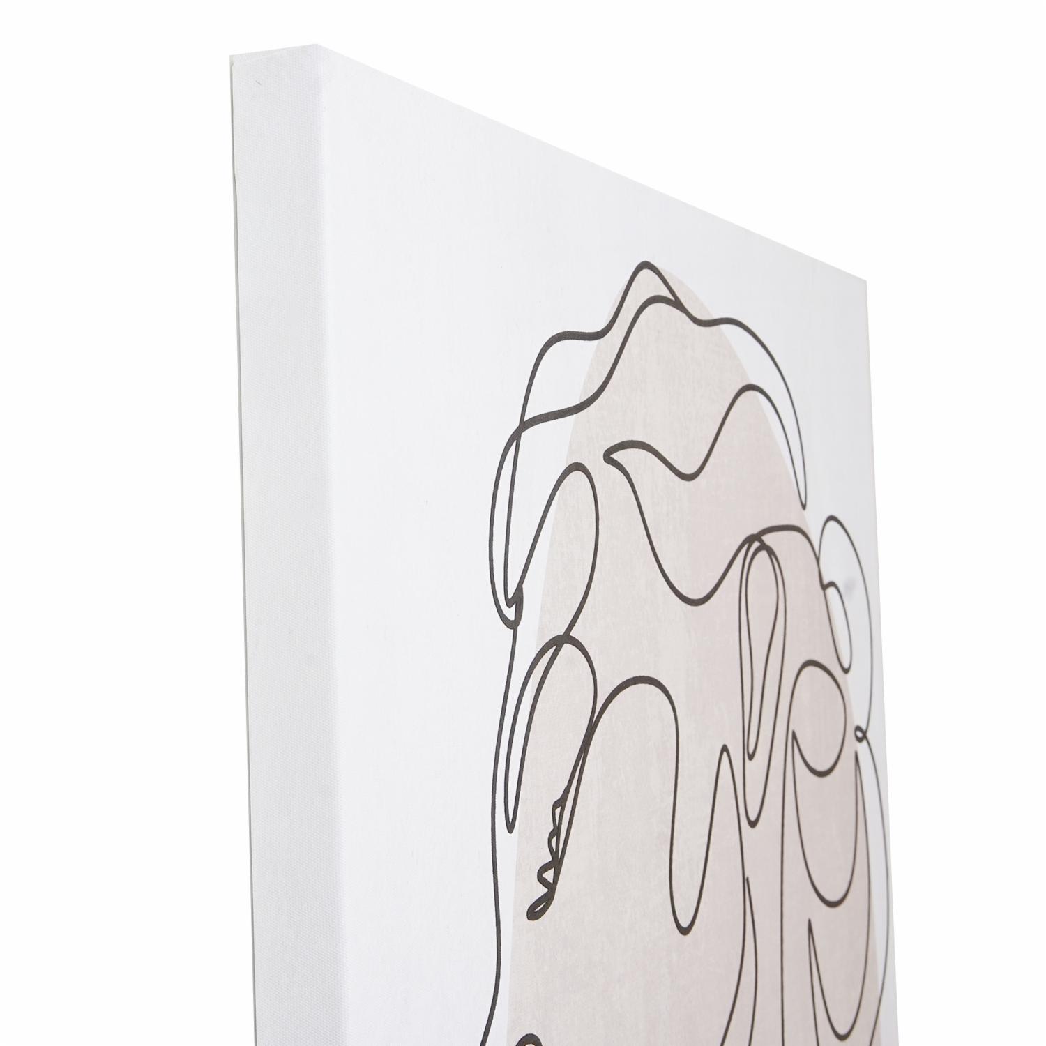 Cuadro Decorativo Diseño Dama Durmiente 3D FREE HOME 60X90 CM - Imagen 2