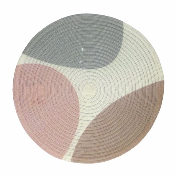 Individual Redondo Abstracto Colores FREE HOME - Imagen 3