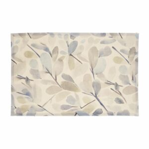 Azul Print Hojas FREE HOME