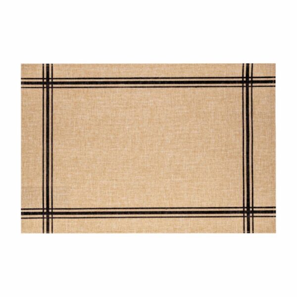 Individual Negro Cuadricula Grande Fondo Natural FREE HOME