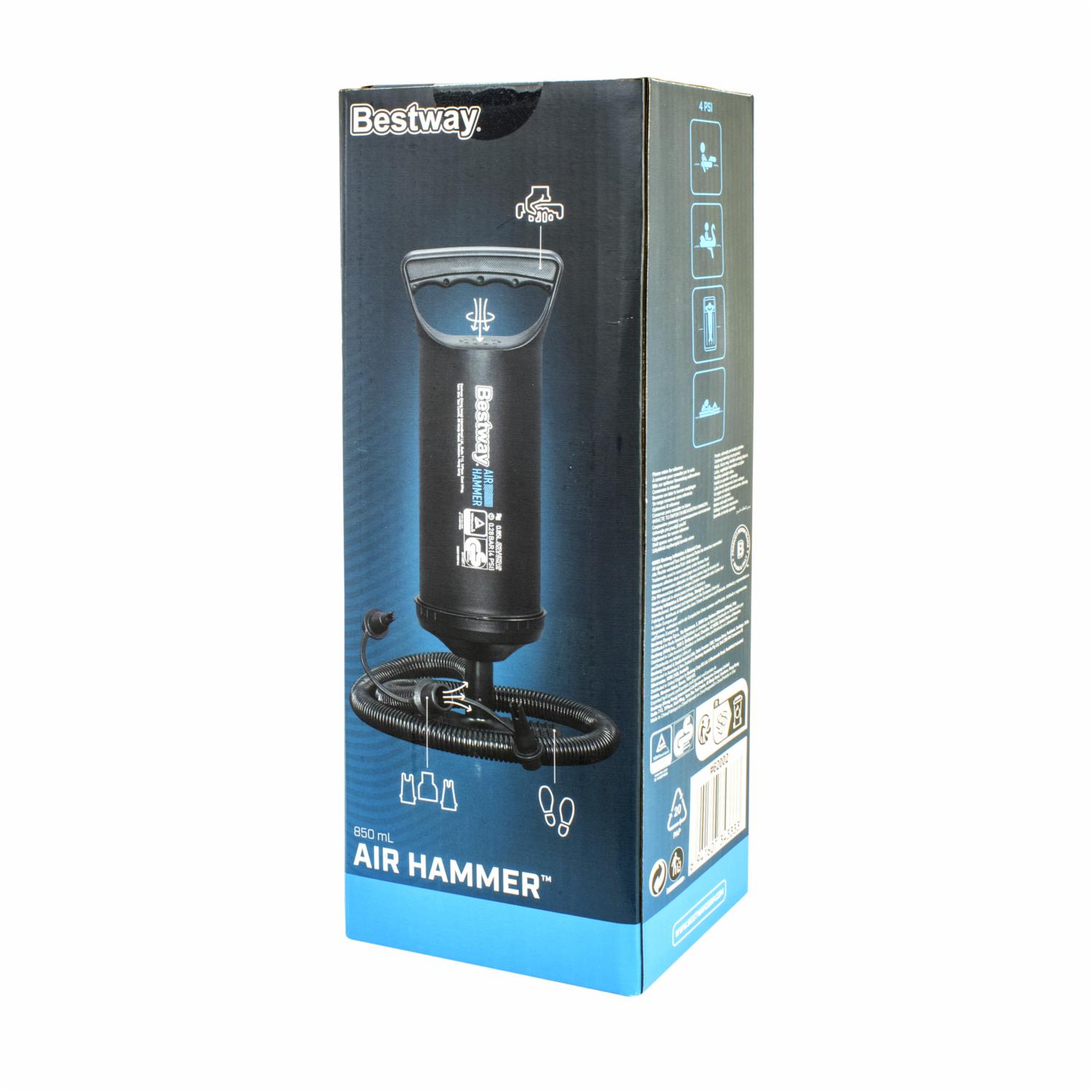 Bomba De Aire Manual Air Hammer 850 BESTWAY 4 PSI - Imagen 2