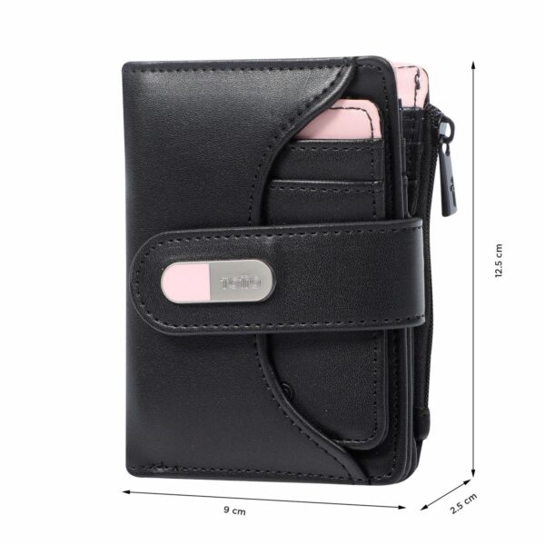 Billetera De Mujer Negro TOTTO Dull S