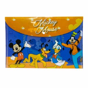 Sobre Porta Documento Diseño Mickey Con Broche REX A4