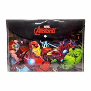 Sobre Porta Documento Diseño Avengers Con Broche REX PLASTICS A4