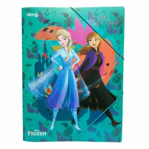 Folder Con Elástico Diseño Frozen REX A4