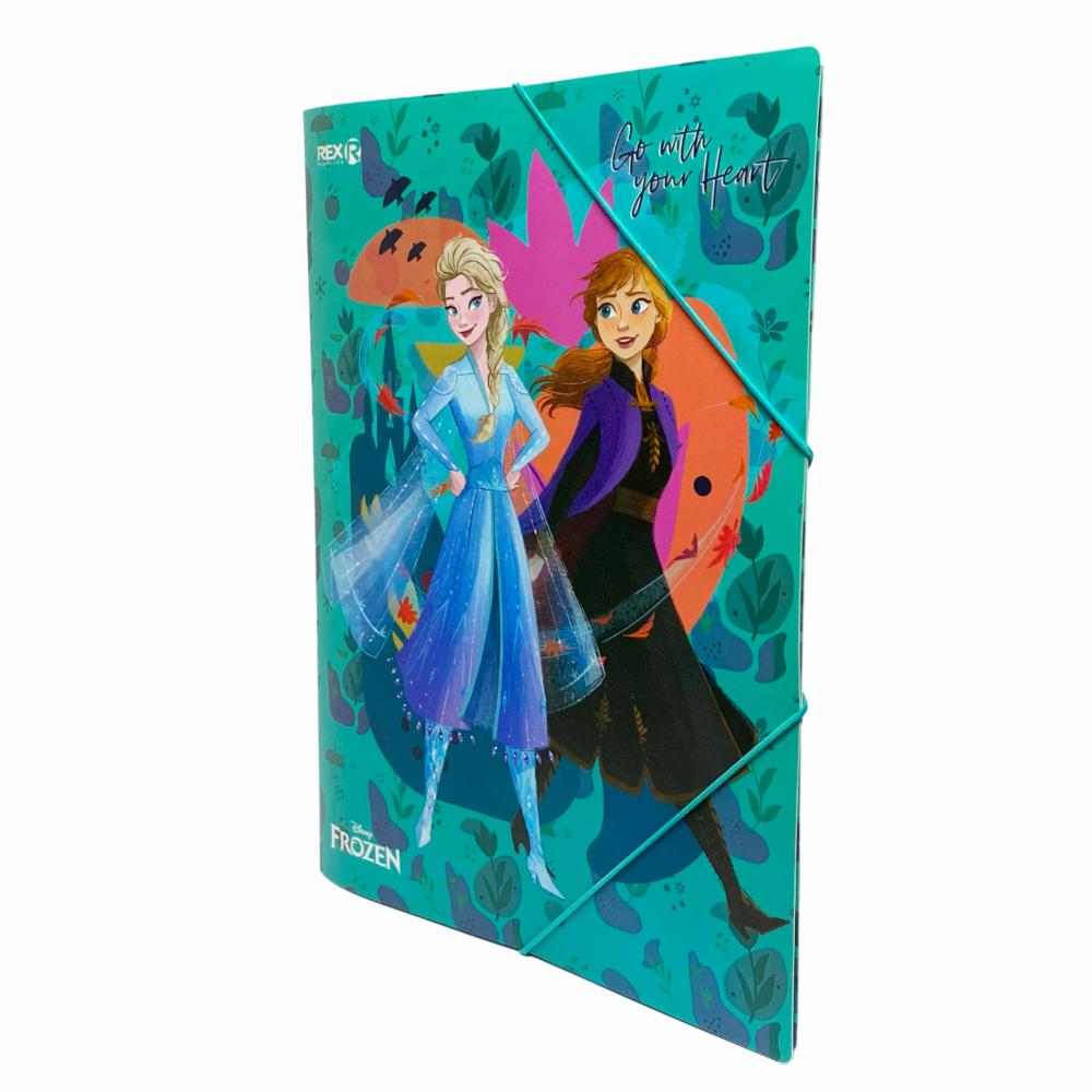 Folder Con Elástico Diseño Frozen REX PLASTICS A4 - Imagen 2