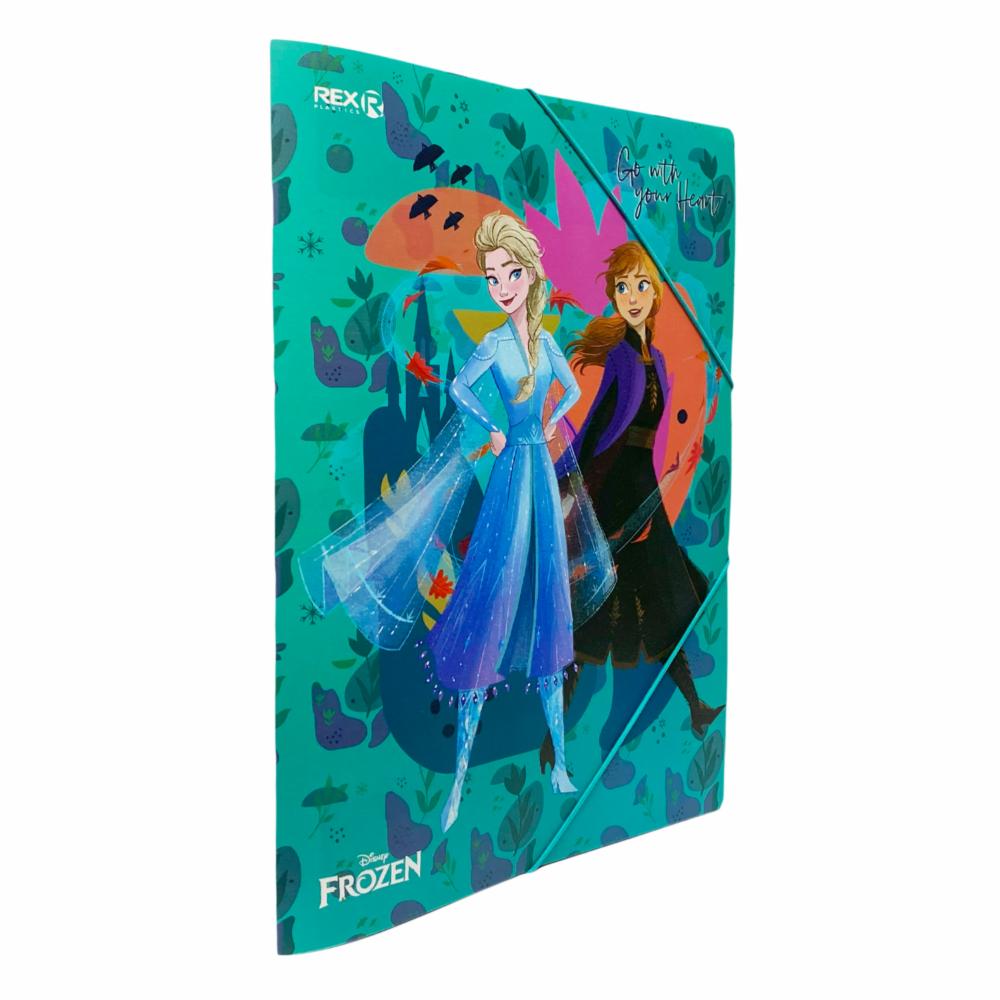 Folder Con Elástico Diseño Frozen REX PLASTICS A4 - Imagen 3