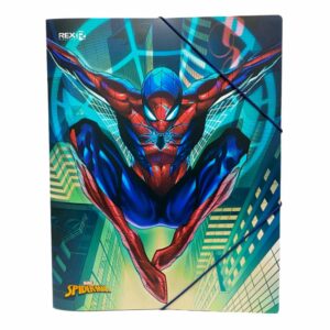 Folder Con Elástico Diseño Spiderman REX A4