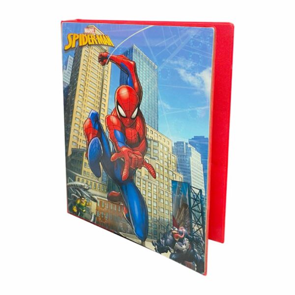 Carpeta 2 Argollas Diseño Spiderman REX Oficio - Imagen 2