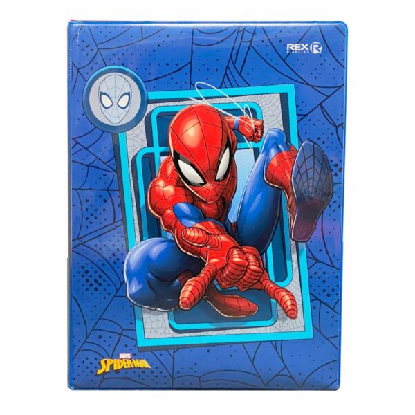 Carpeta 2 Argollas Diseño Spiderman REX Oficio - Imagen 4
