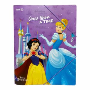 Folder Con Elástico Diseño Princesas REX A4