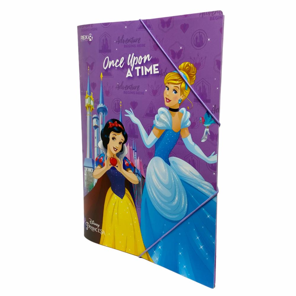 Folder Con Elástico Diseño Princesas REX PLASTICS A4 - Imagen 2