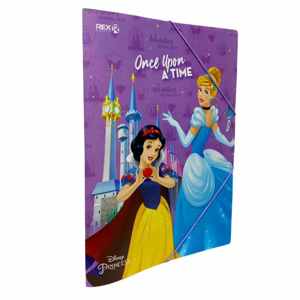 Folder Con Elástico Diseño Princesas REX PLASTICS A4 - Imagen 3