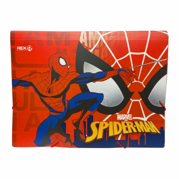 Archivador Acordeón 6 Compartimientos Spiderman REX A4