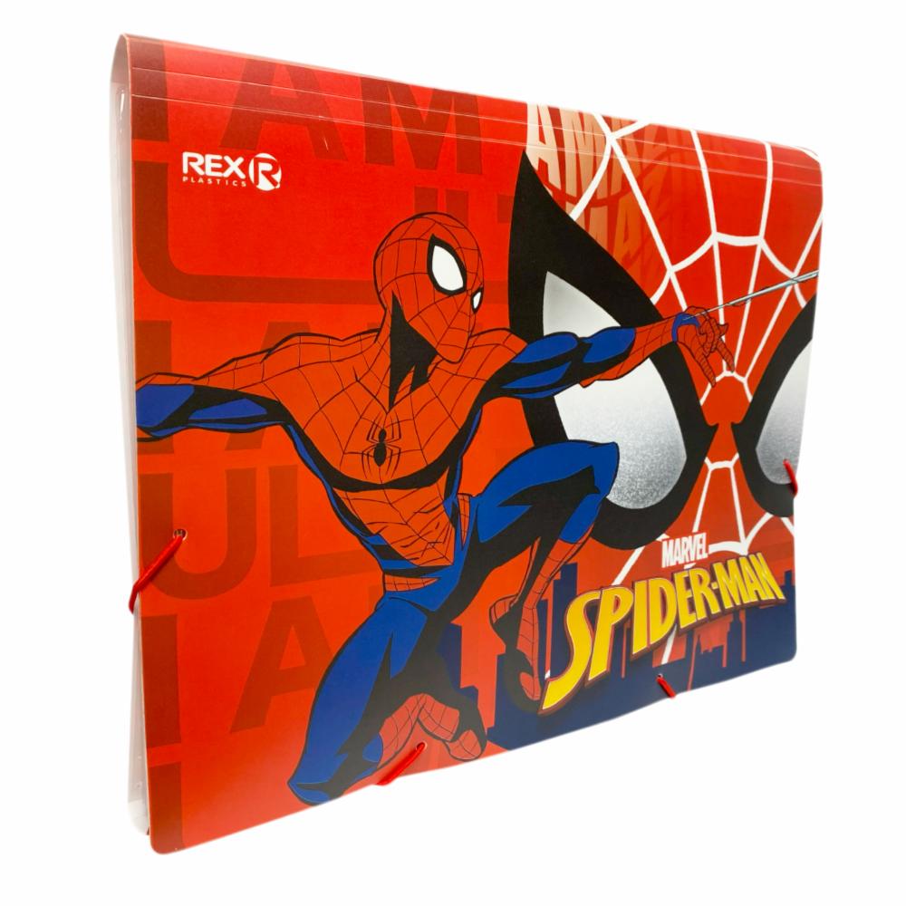 Archivador Acordeón 6 Compartimientos Spiderman REX PLASTICS A4 - Imagen 3