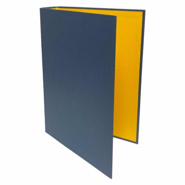 Carpeta 2 Argollas Bicolor Azul IDEAL A4 - Imagen 2