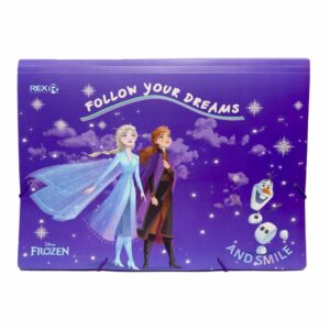 Archivador Acordeón 6 Compartimientos Frozen U. REX A4