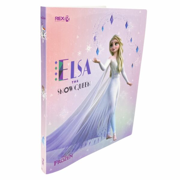 Carpeta Catálogo 10 Protectores Hojas Diseño Frozen REX A4 - Imagen 3