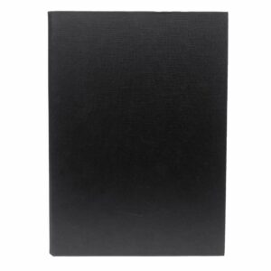 Carpeta 2 Argollas Bicolor Negro IDEAL A4