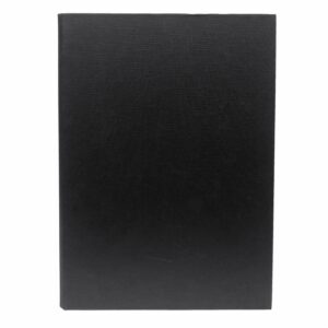 Carpeta 2 Argollas Bicolor Negro IDEAL A4