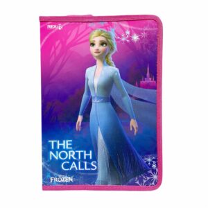 Carpeta Con Zipper Diseño Frozen REX A4