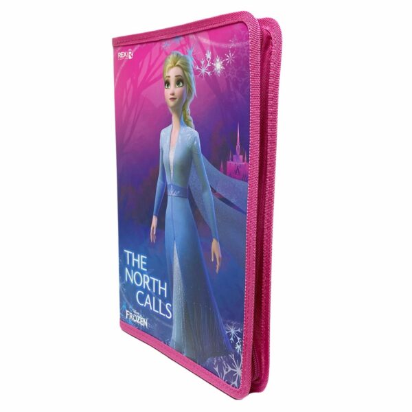 Carpeta Con Zipper Diseño Frozen REX PLASTICS A4 - Imagen 2