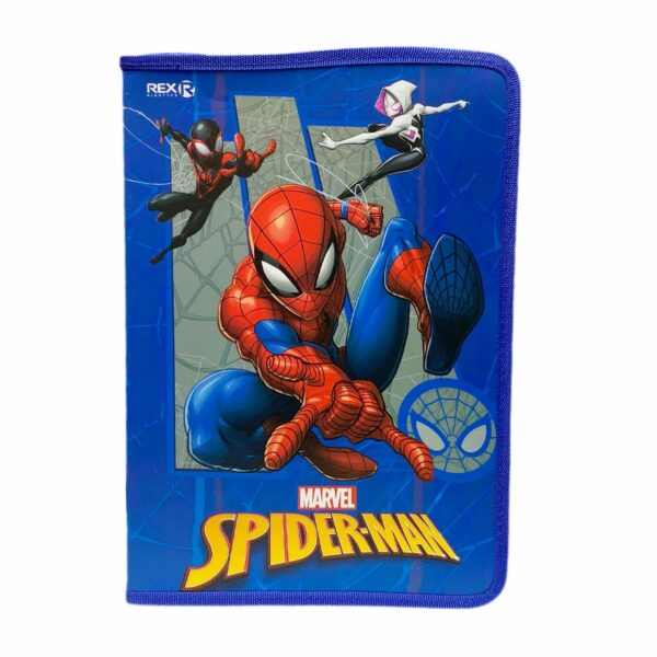 Carpeta Con Zipper Diseño Spiderman REX A4
