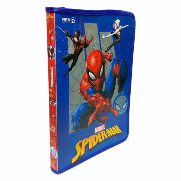 Carpeta Con Zipper Diseño Spiderman REX A4 - Imagen 3