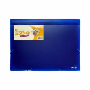 Archivador Acordeón 13 Compartimientos Rex Azul U. REX A4