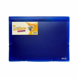 Archivador Acordeón 13 Compartimientos Rex Azul U. REX PLASTICS A4