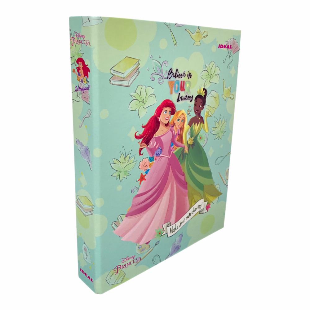 Carpeta 2 Argollas Princesas IDEAL A4 - Imagen 3