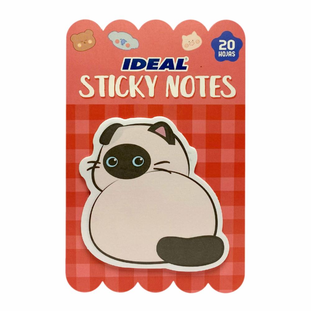 Notas Adhesivas Animales Surtidas IDEAL 20 Hojas - Imagen 4