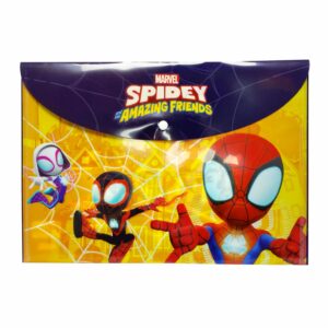 Sobre Porta Documento Diseño Spidey Con Broche REX A4