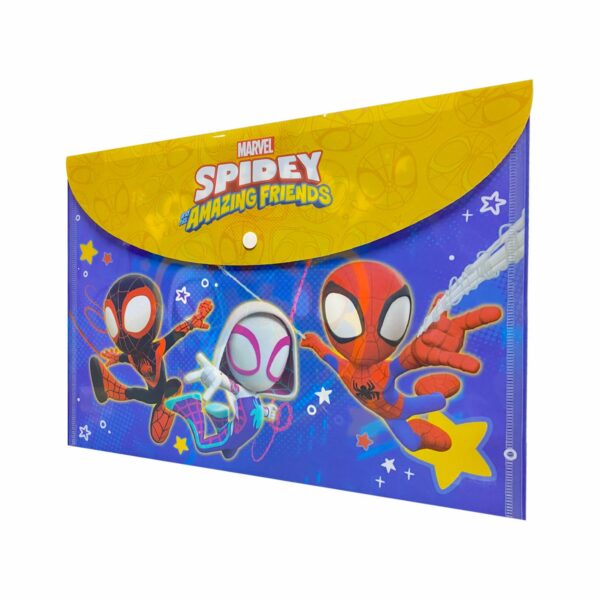 Sobre Porta Documento Diseño Spidey Con Broche REX A4 - Imagen 5