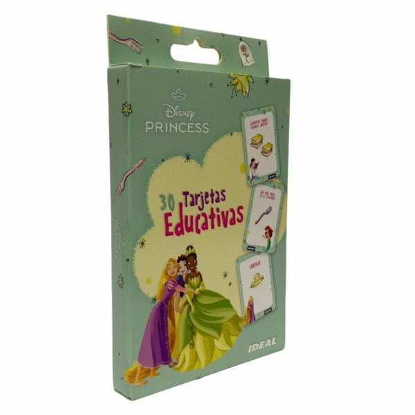 Tarjetas Didácticas Letras Números Colores Princesas IDEAL 9.5x13.5 - Imagen 3